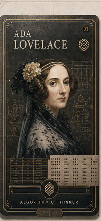 Ada Lovelace card front