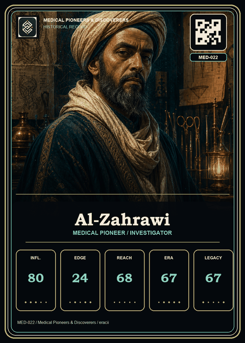 Al-Zahrawi individual eracii card front.