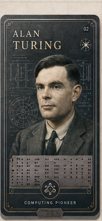 Alan Turing card front
