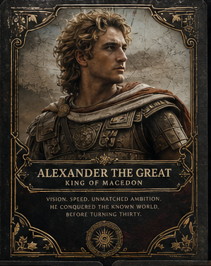 Alexander the Great card front