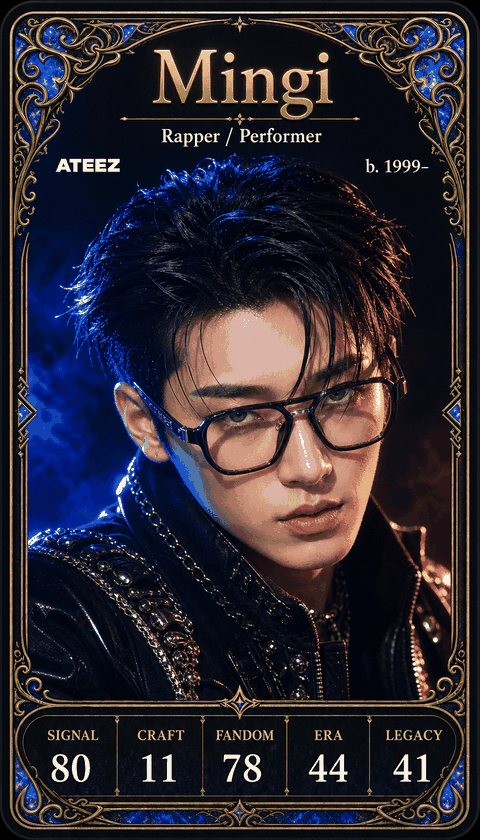 Mingi individual eracii card front.