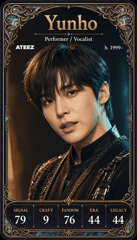 Yunho individual eracii card front.