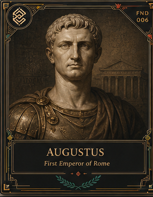 Augustus card front