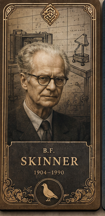 B.F. Skinner card front
