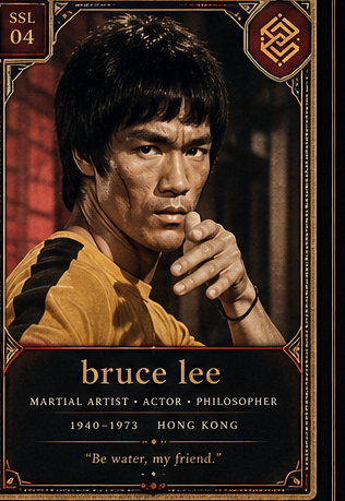 Bruce Lee card front