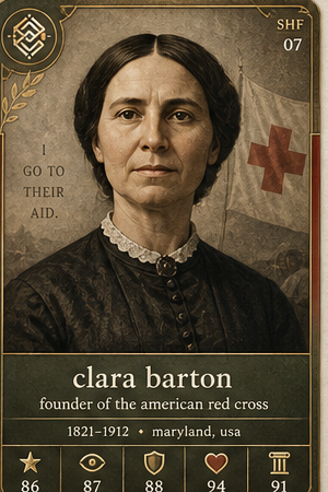 Clara Barton card front