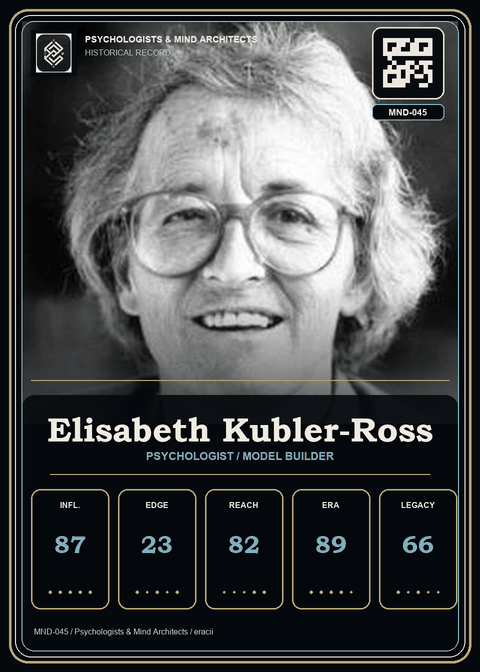 Elisabeth Kubler-Ross individual eracii card front.