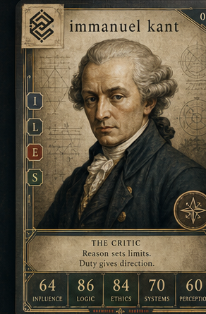 Immanuel Kant card front