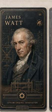 James Watt card front