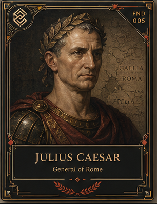 Julius Caesar card front