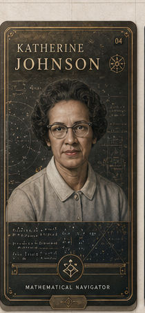 Katherine Johnson card front