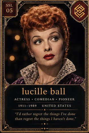 Lucille Ball card front