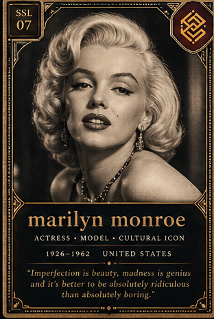 Marilyn Monroe card front