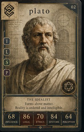Plato card front