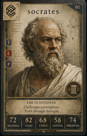 Socrates card front
