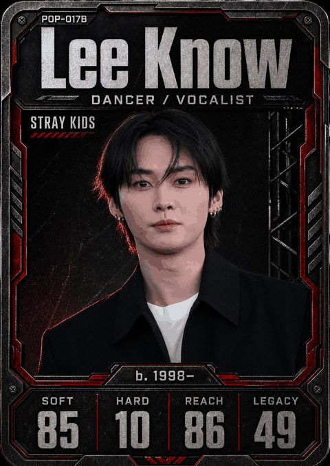 Lee Know individual eracii card front.