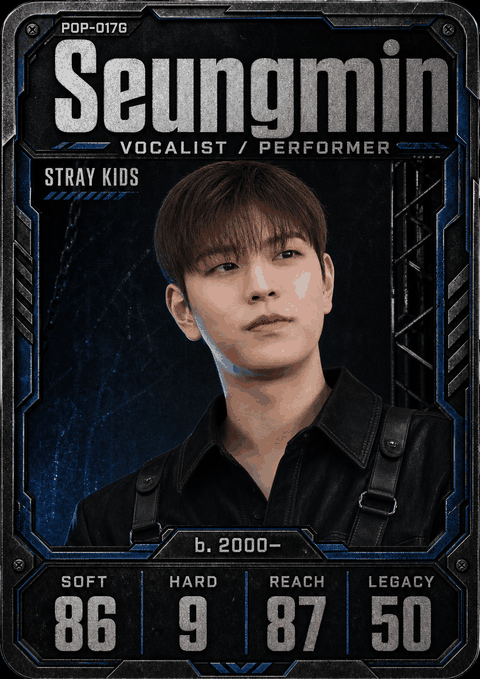 Seungmin individual eracii card front.