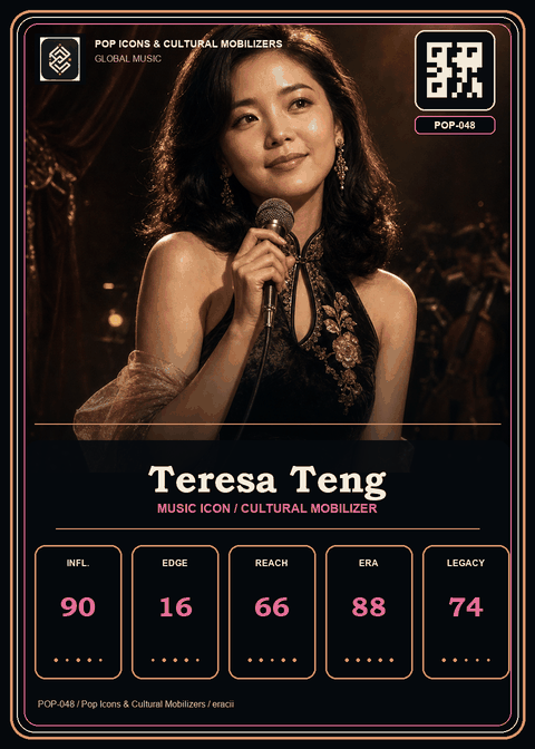 Teresa Teng individual eracii card front.