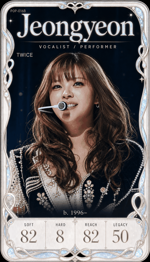Jeongyeon individual eracii card front.
