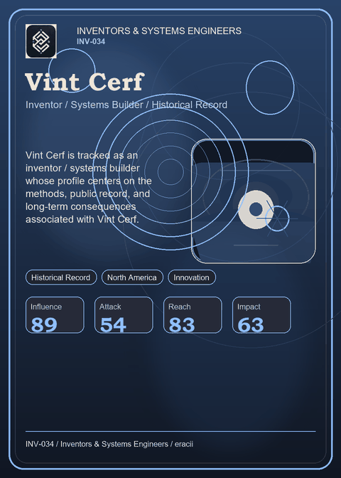 Vint Cerf individual eracii card front.